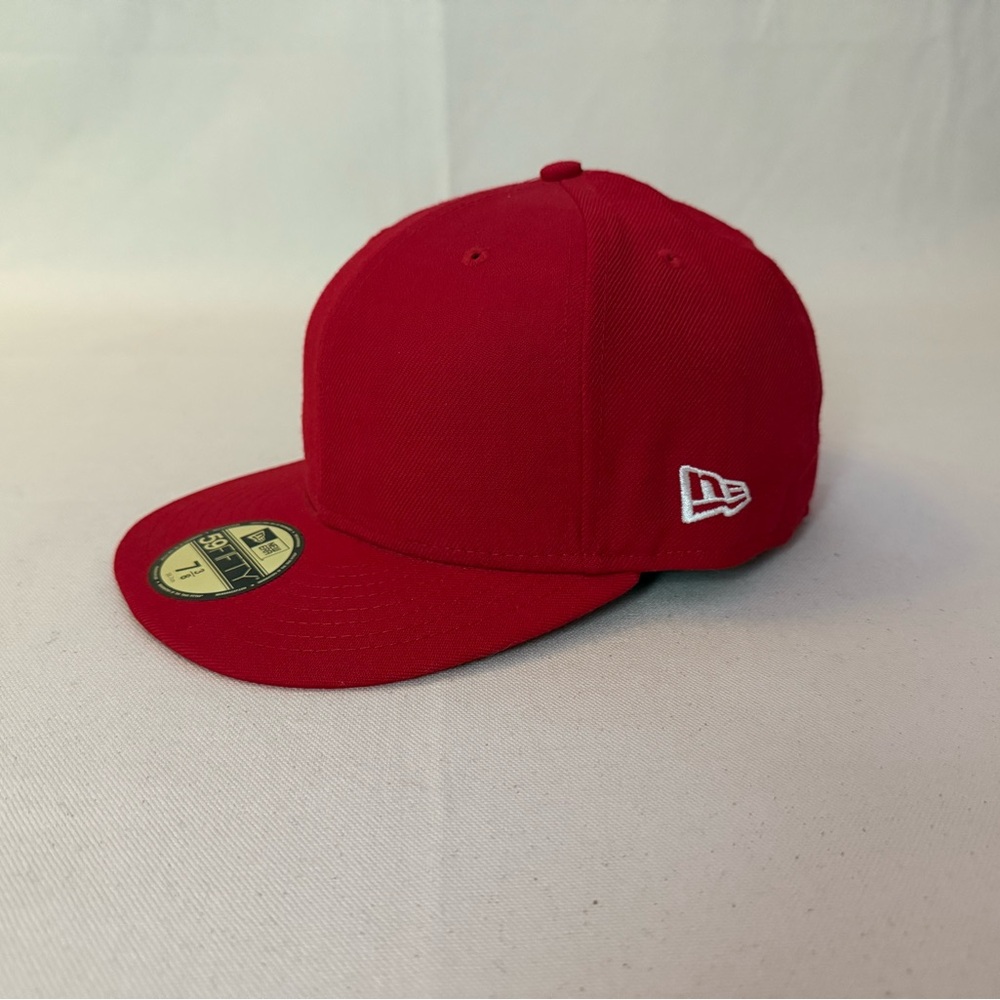 New Era Blank Fitted Cap